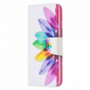 Flip Case Für Samsung Galaxy A52 4G / A52 5G / A52s 5G Aquarell Blume