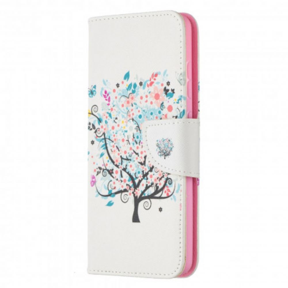 Flip Case Für Samsung Galaxy A52 4G / A52 5G / A52s 5G Blumiger Baum