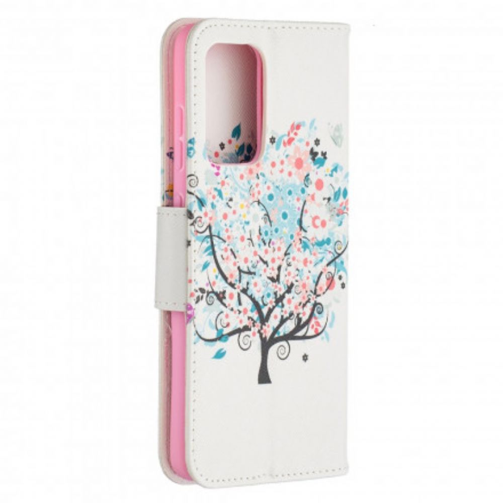 Flip Case Für Samsung Galaxy A52 4G / A52 5G / A52s 5G Blumiger Baum