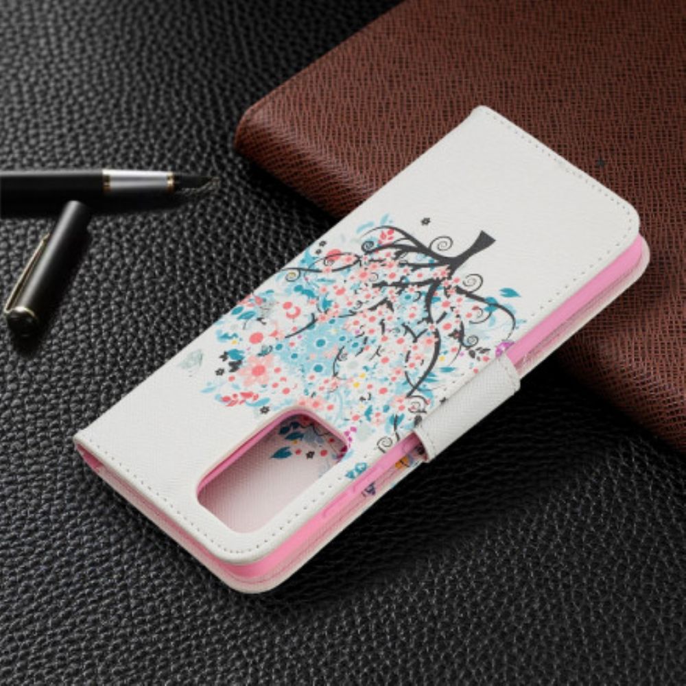 Flip Case Für Samsung Galaxy A52 4G / A52 5G / A52s 5G Blumiger Baum