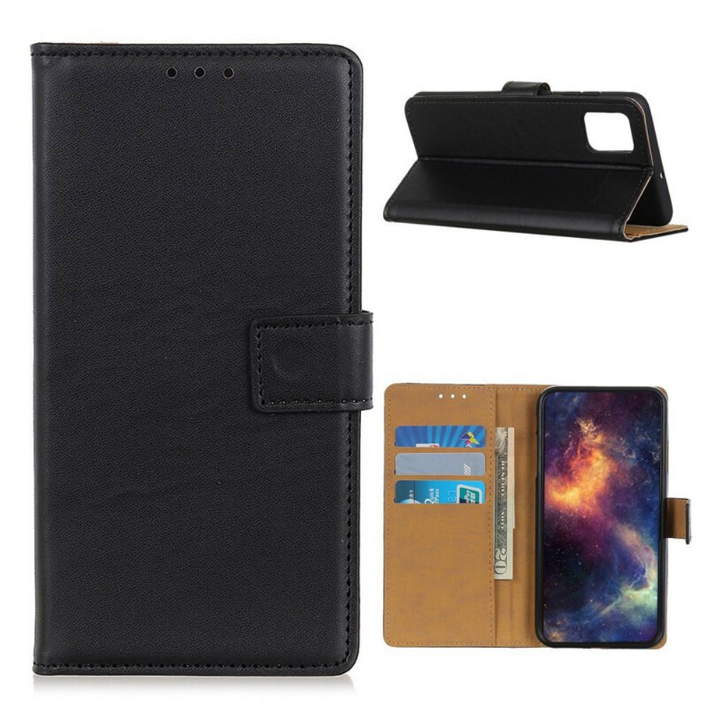 Flip Case Für Samsung Galaxy A52 4G / A52 5G / A52s 5G Einfaches Kunstleder