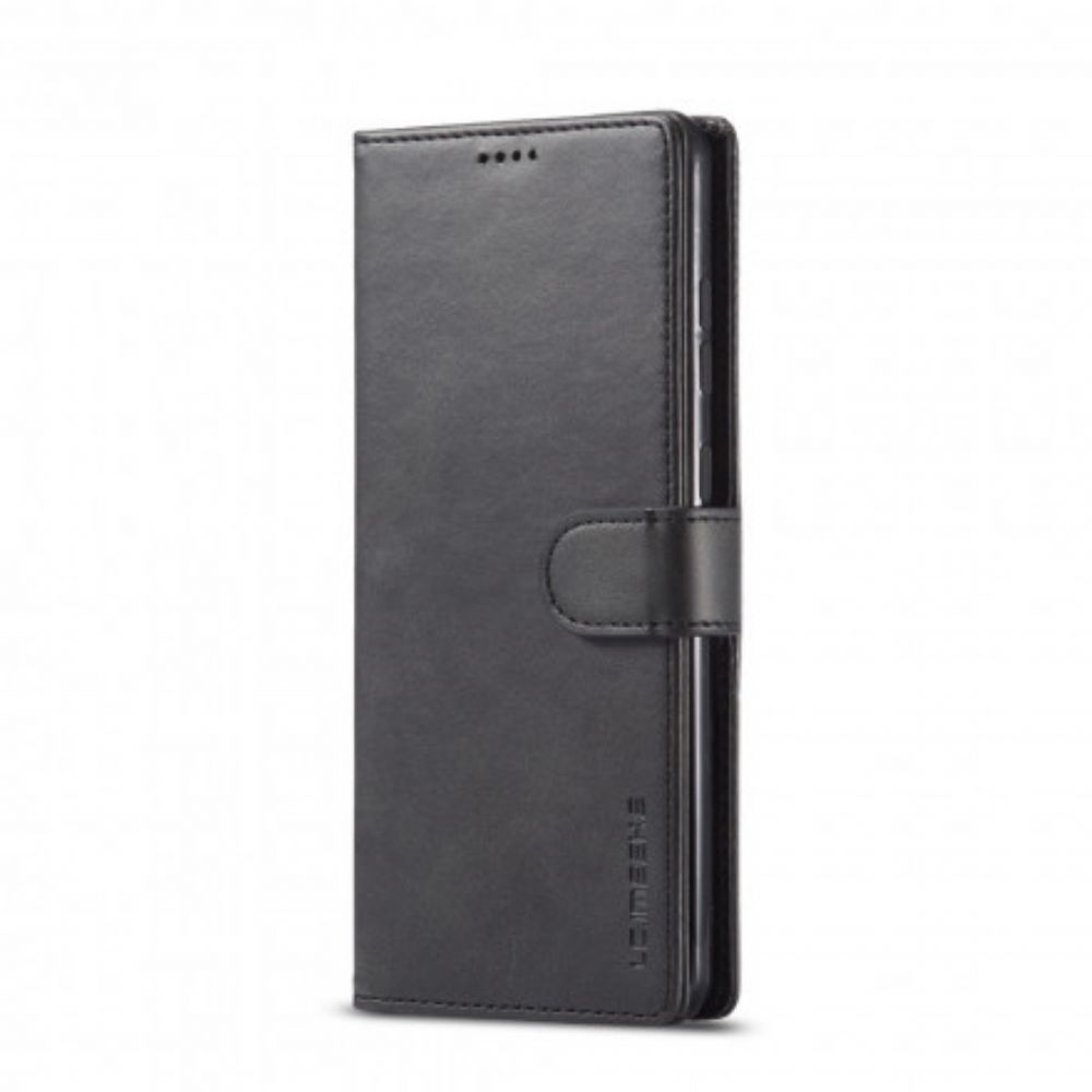 Flip Case Für Samsung Galaxy A52 4G / A52 5G / A52s 5G Lc.imeeke Ledereffekt