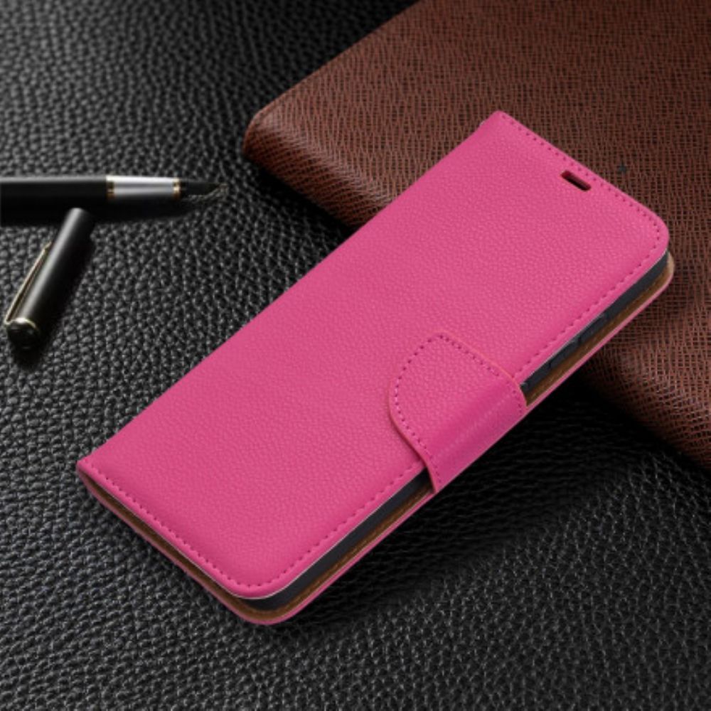 Flip Case Für Samsung Galaxy A52 4G / A52 5G / A52s 5G Flip Case Litschi-klappe Schräg