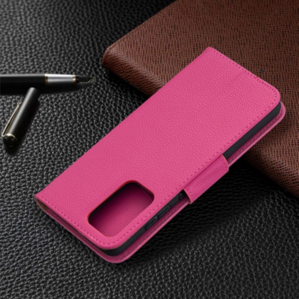 Flip Case Für Samsung Galaxy A52 4G / A52 5G / A52s 5G Flip Case Litschi-klappe Schräg