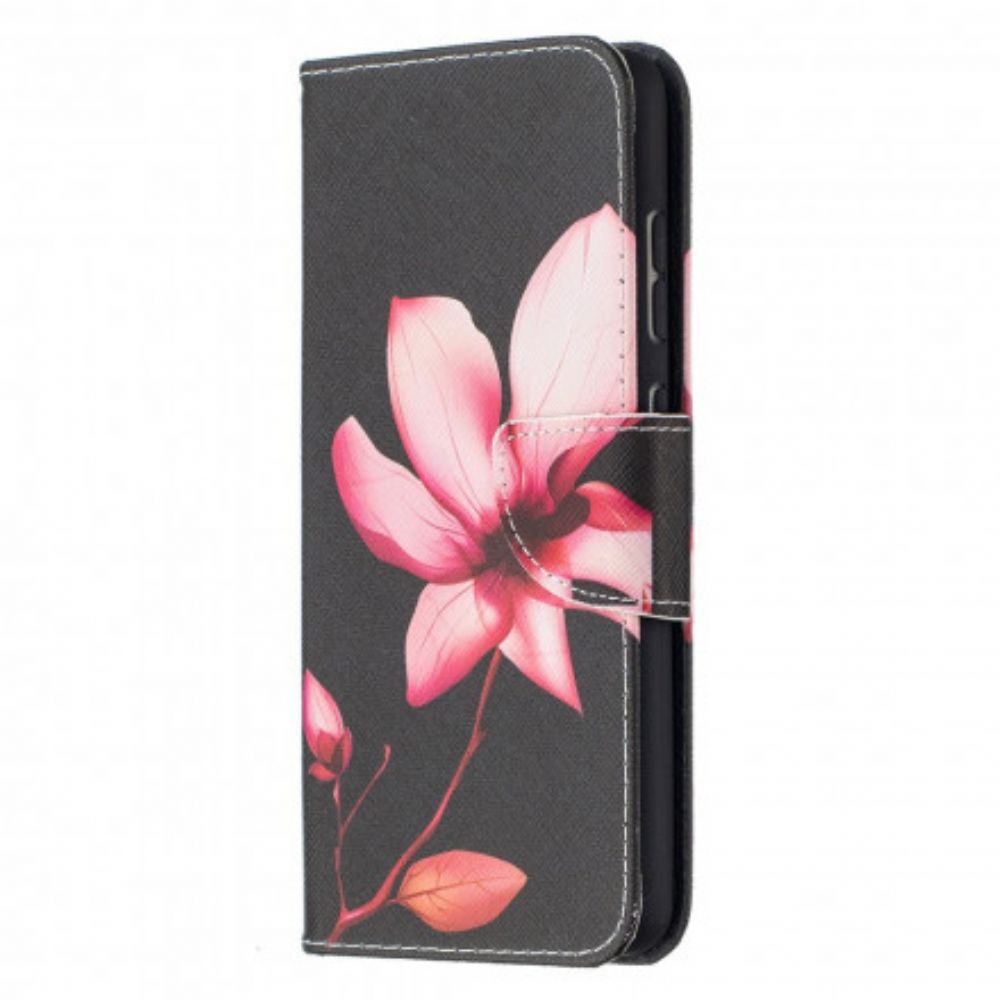 Flip Case Für Samsung Galaxy A52 4G / A52 5G / A52s 5G Rosa Blume