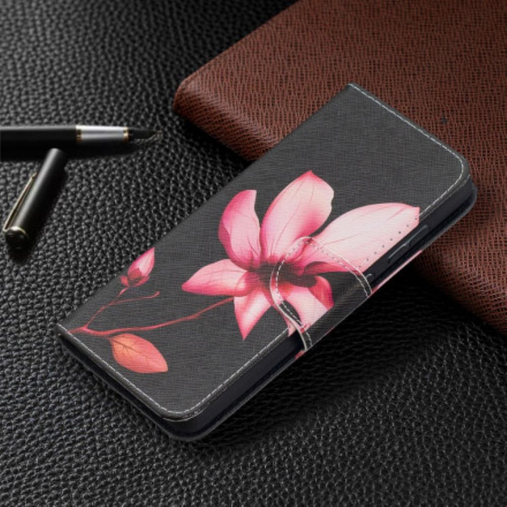 Flip Case Für Samsung Galaxy A52 4G / A52 5G / A52s 5G Rosa Blume