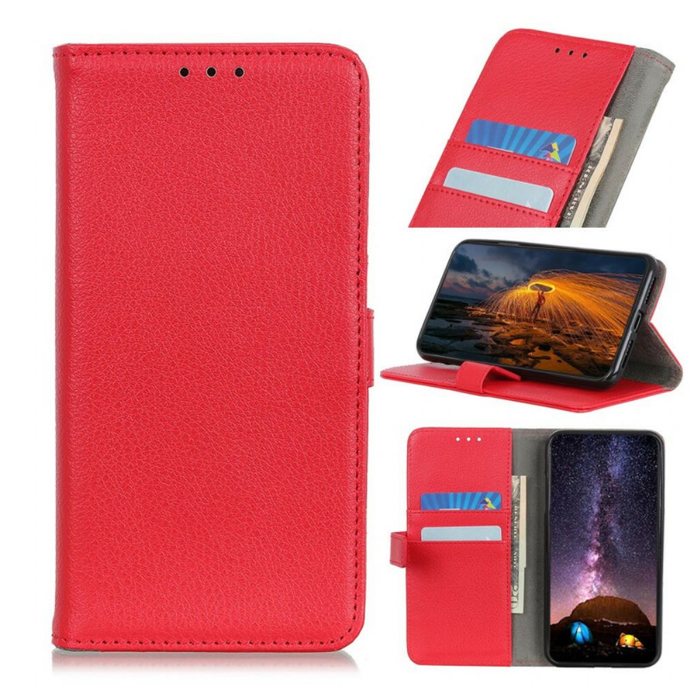 Flip Case Für Samsung Galaxy A52 4G / A52 5G / A52s 5G Traditionell Litschi