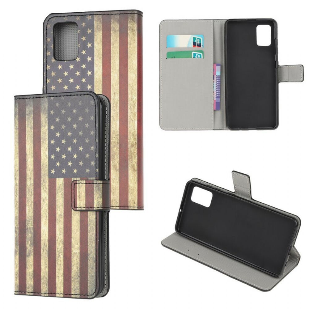 Flip Case Für Samsung Galaxy A52 4G / A52 5G / A52s 5G Us-flagge