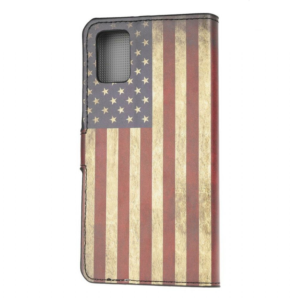 Flip Case Für Samsung Galaxy A52 4G / A52 5G / A52s 5G Us-flagge