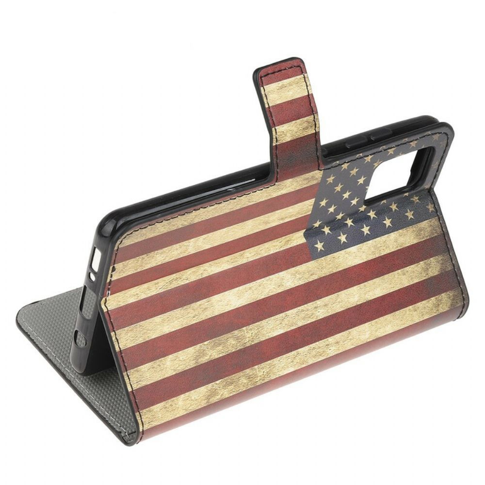 Flip Case Für Samsung Galaxy A52 4G / A52 5G / A52s 5G Us-flagge