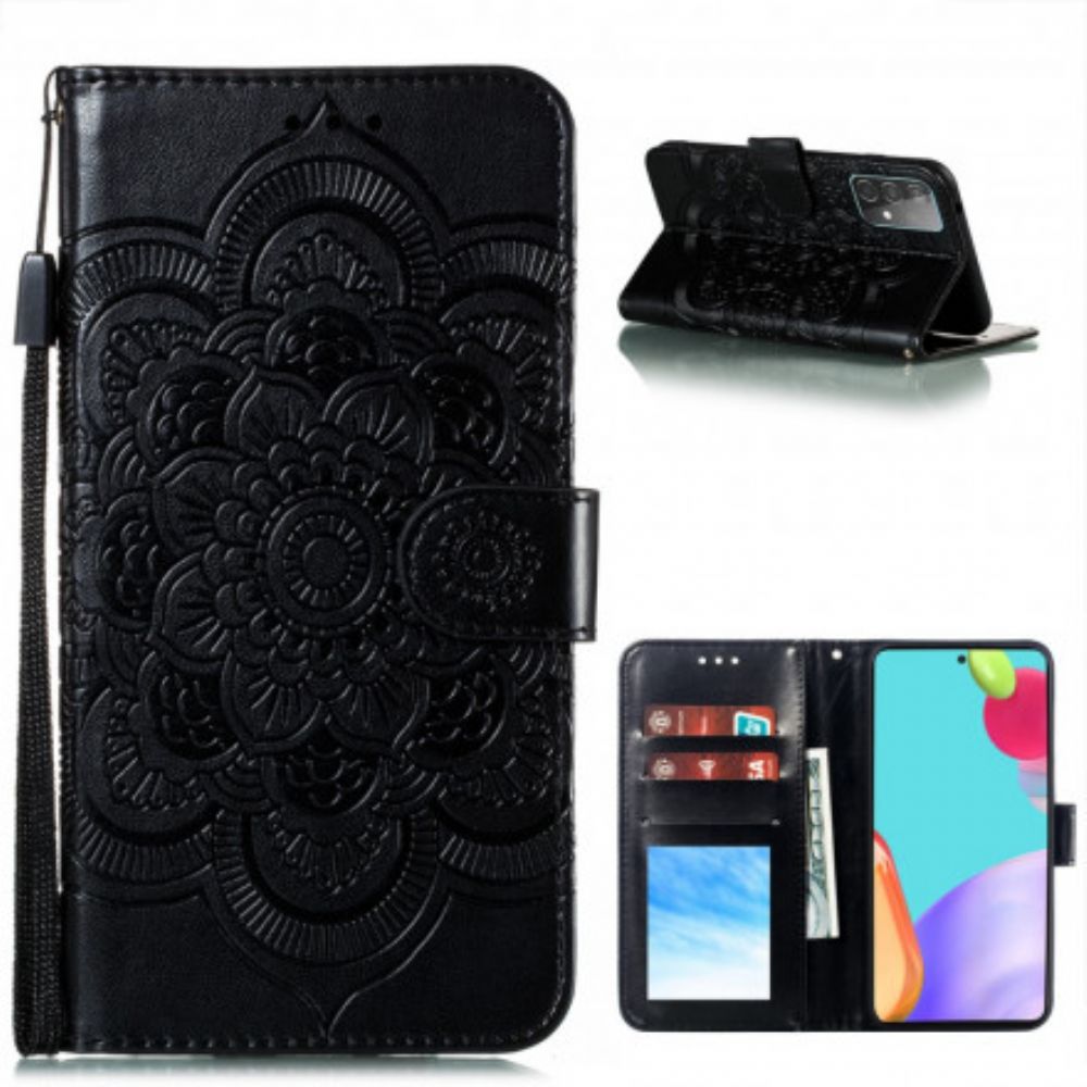 Flip Case Für Samsung Galaxy A52 4G / A52 5G / A52s 5G Volles Mandala