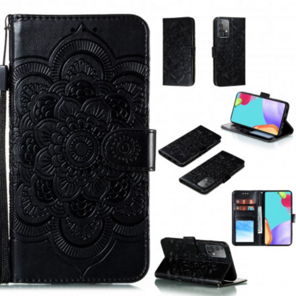 Flip Case Für Samsung Galaxy A52 4G / A52 5G / A52s 5G Volles Mandala