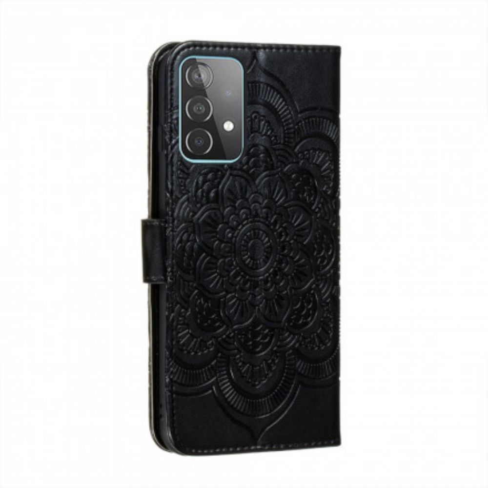 Flip Case Für Samsung Galaxy A52 4G / A52 5G / A52s 5G Volles Mandala