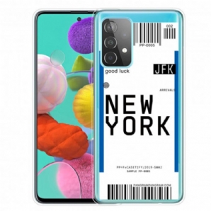 Handyhülle Für Samsung Galaxy A52 4G / A52 5G / A52s 5G Bordkarte Nach New York