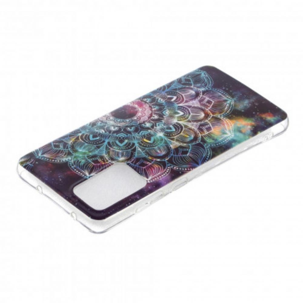 Handyhülle Für Samsung Galaxy A52 4G / A52 5G / A52s 5G Fluoreszierendes Buntes Mandala