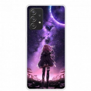 Handyhülle Für Samsung Galaxy A52 4G / A52 5G / A52s 5G Magischer Vollmond