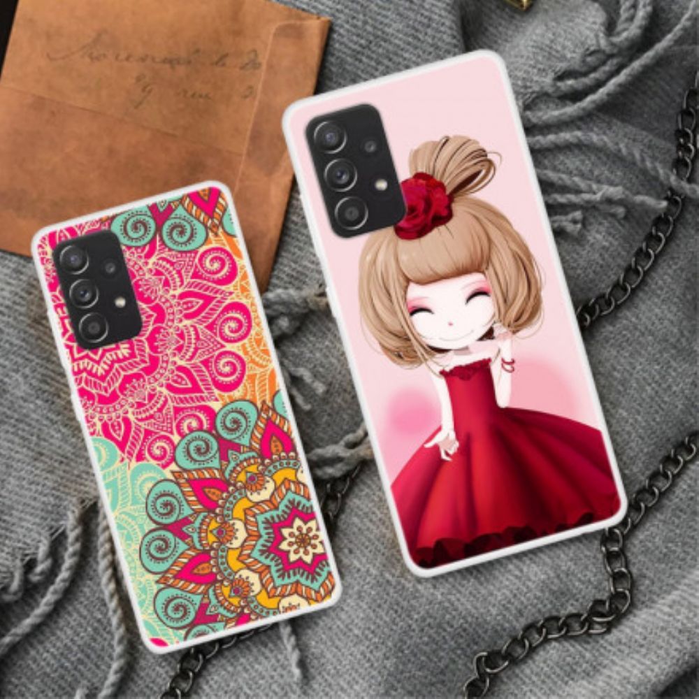 Handyhülle Für Samsung Galaxy A52 4G / A52 5G / A52s 5G Manga-lady