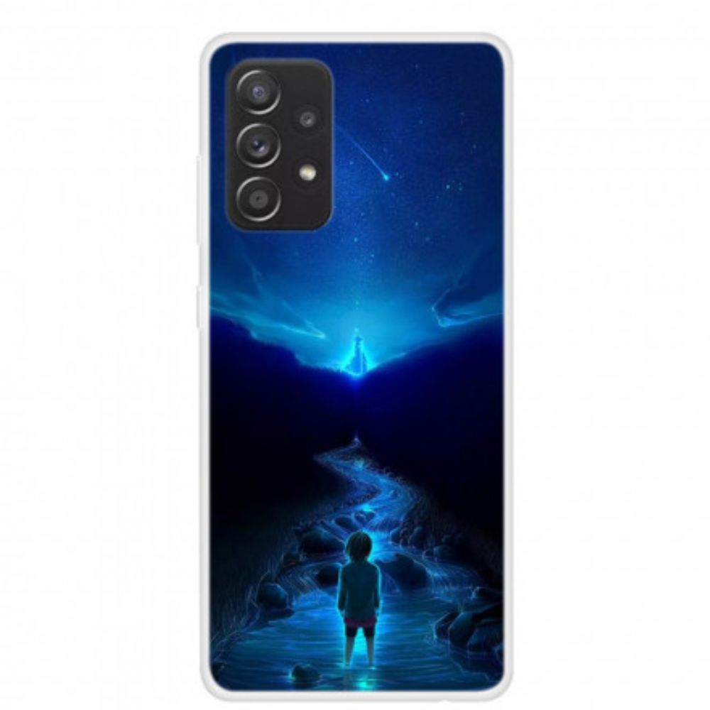 Handyhülle Für Samsung Galaxy A52 4G / A52 5G / A52s 5G Planet Dreams Silikon