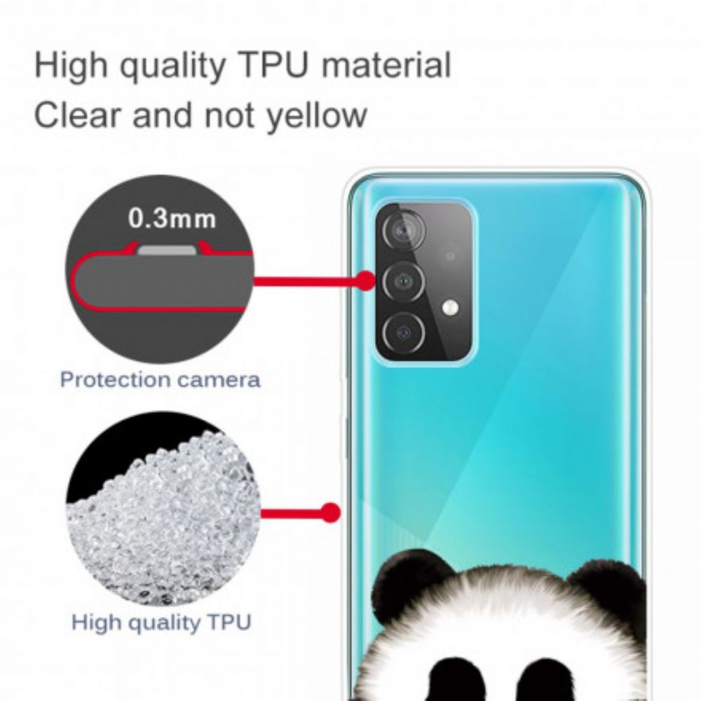 Handyhülle Für Samsung Galaxy A52 4G / A52 5G / A52s 5G Transparenter Panda