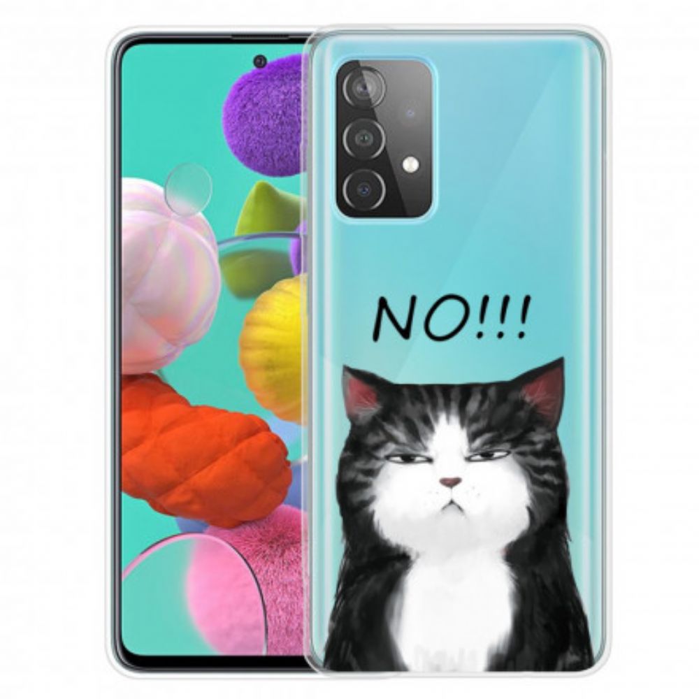 Hülle Für Samsung Galaxy A52 4G / A52 5G / A52s 5G Die Katze Die Nein Sagt