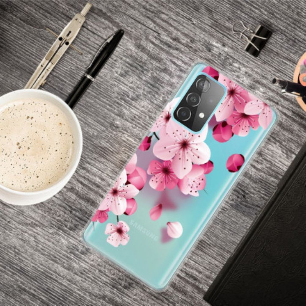 Hülle Für Samsung Galaxy A52 4G / A52 5G / A52s 5G Kleine Rosa Blumen