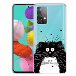 Hülle Für Samsung Galaxy A52 4G / A52 5G / A52s 5G Sieh Dir Die Katzen An