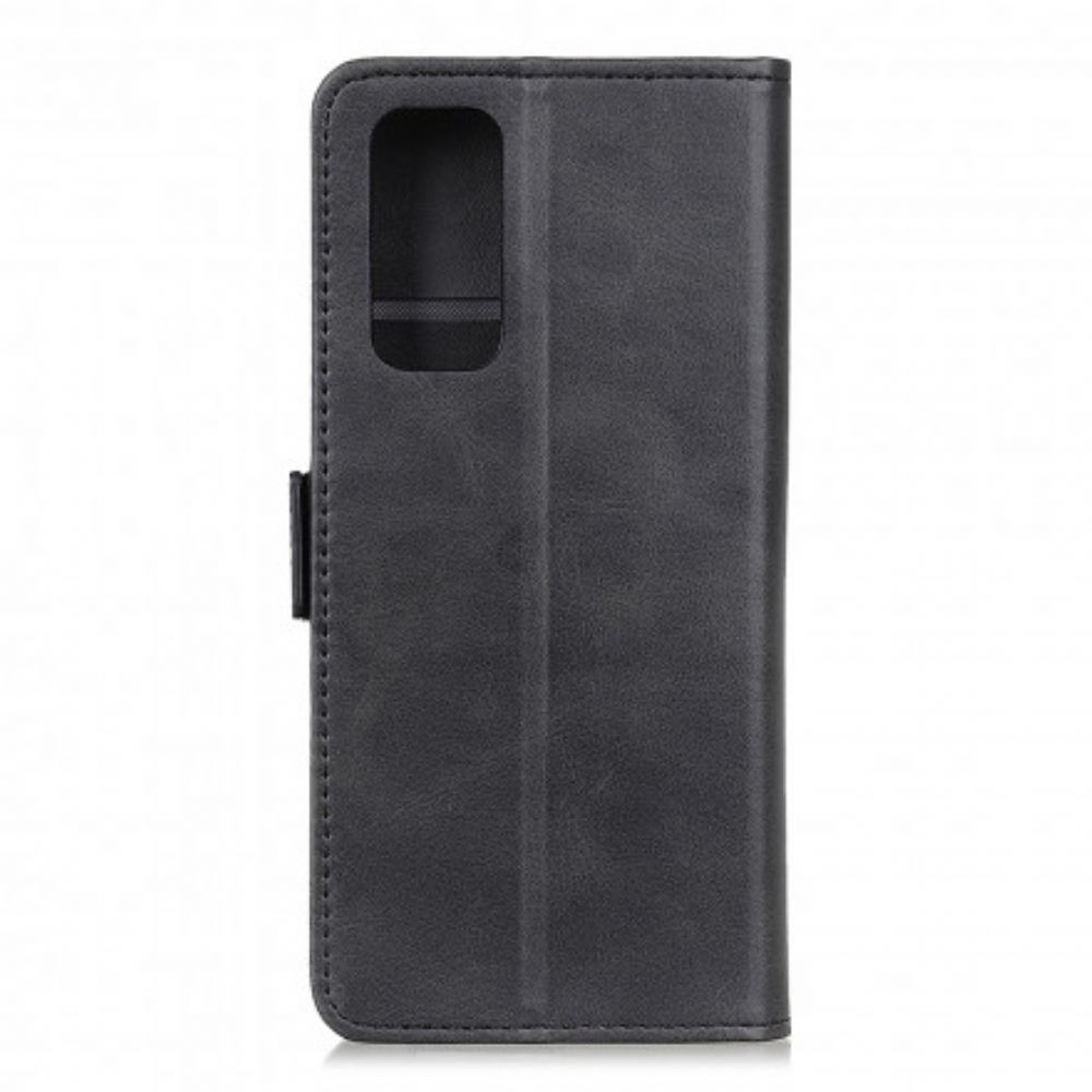 Lederhüllen Für Samsung Galaxy A52 4G / A52 5G / A52s 5G Flip Case Doppelklappe