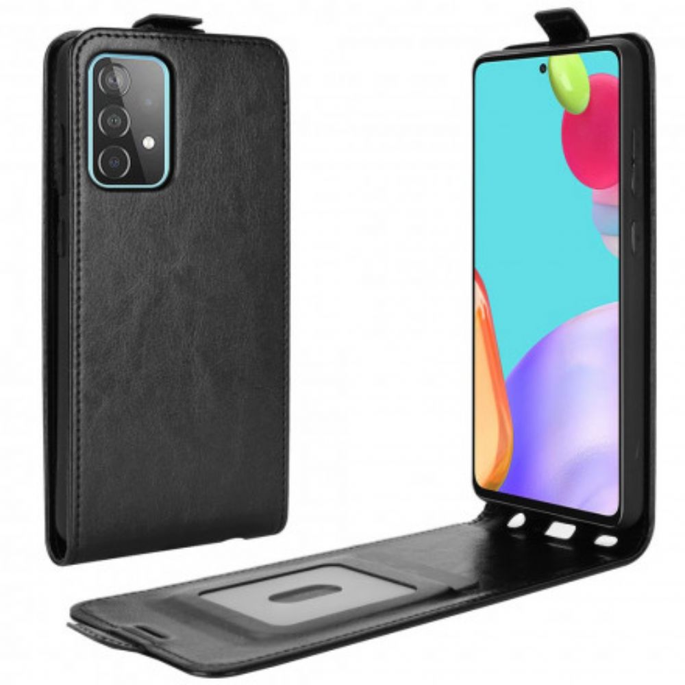 Lederhüllen Für Samsung Galaxy A52 4G / A52 5G / A52s 5G Flip Case Vertikale Klappe In Lederoptik