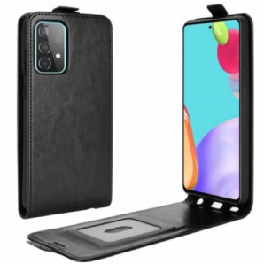 Lederhüllen Für Samsung Galaxy A52 4G / A52 5G / A52s 5G Flip Case Vertikale Klappe In Lederoptik