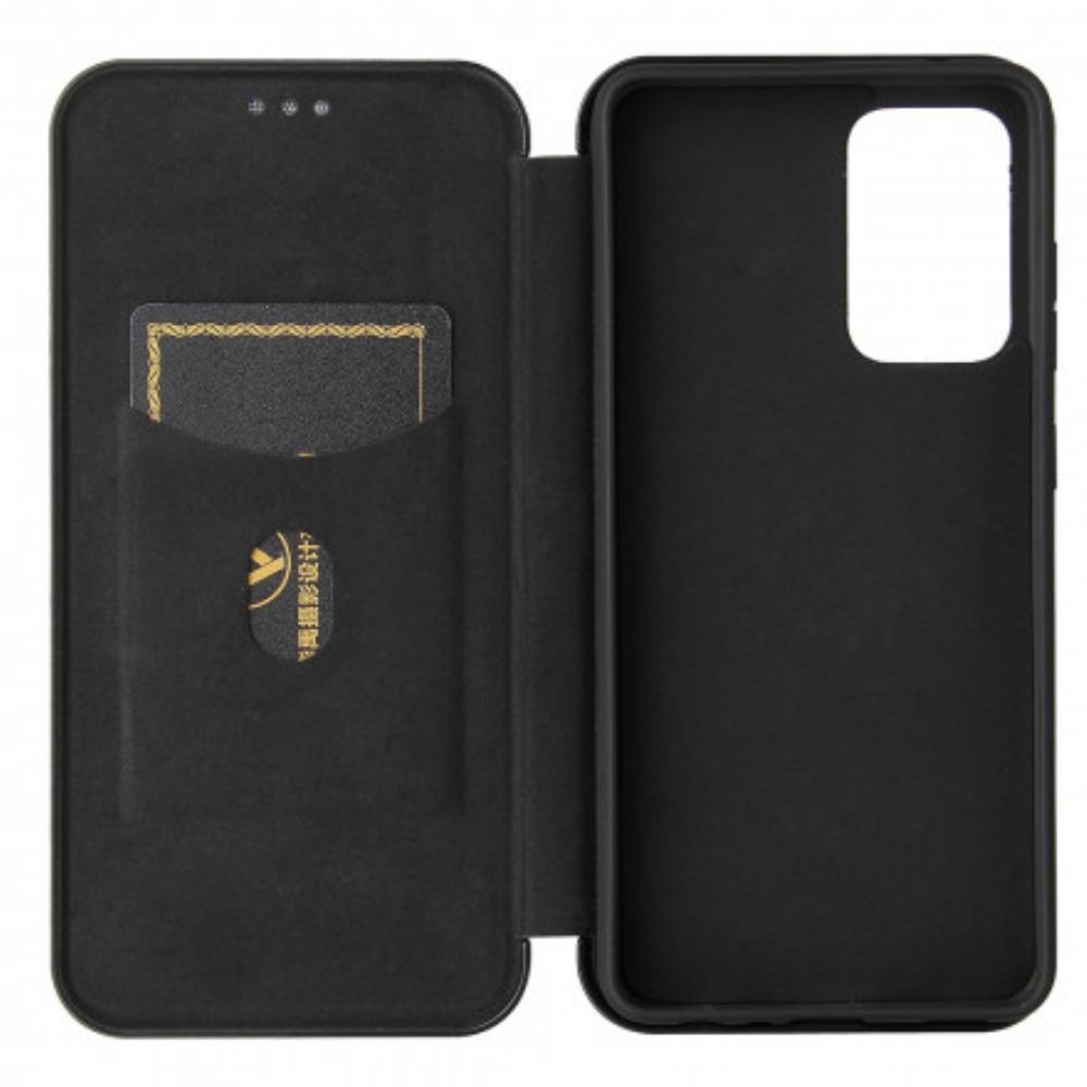 Schutzhülle Für Samsung Galaxy A52 4G / A52 5G / A52s 5G Flip Case Kohlefaser