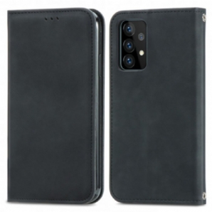 Schutzhülle Für Samsung Galaxy A52 4G / A52 5G / A52s 5G Flip Case Schicker Leder-effekt