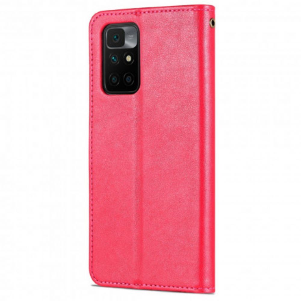 Flip Case Für Xiaomi Redmi 10 Azns Kunstleder