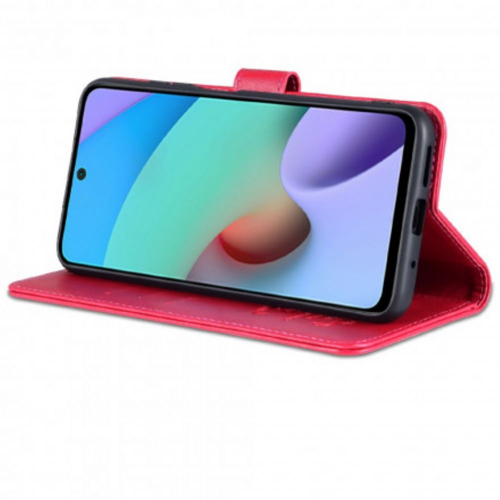 Flip Case Für Xiaomi Redmi 10 Azns Kunstleder