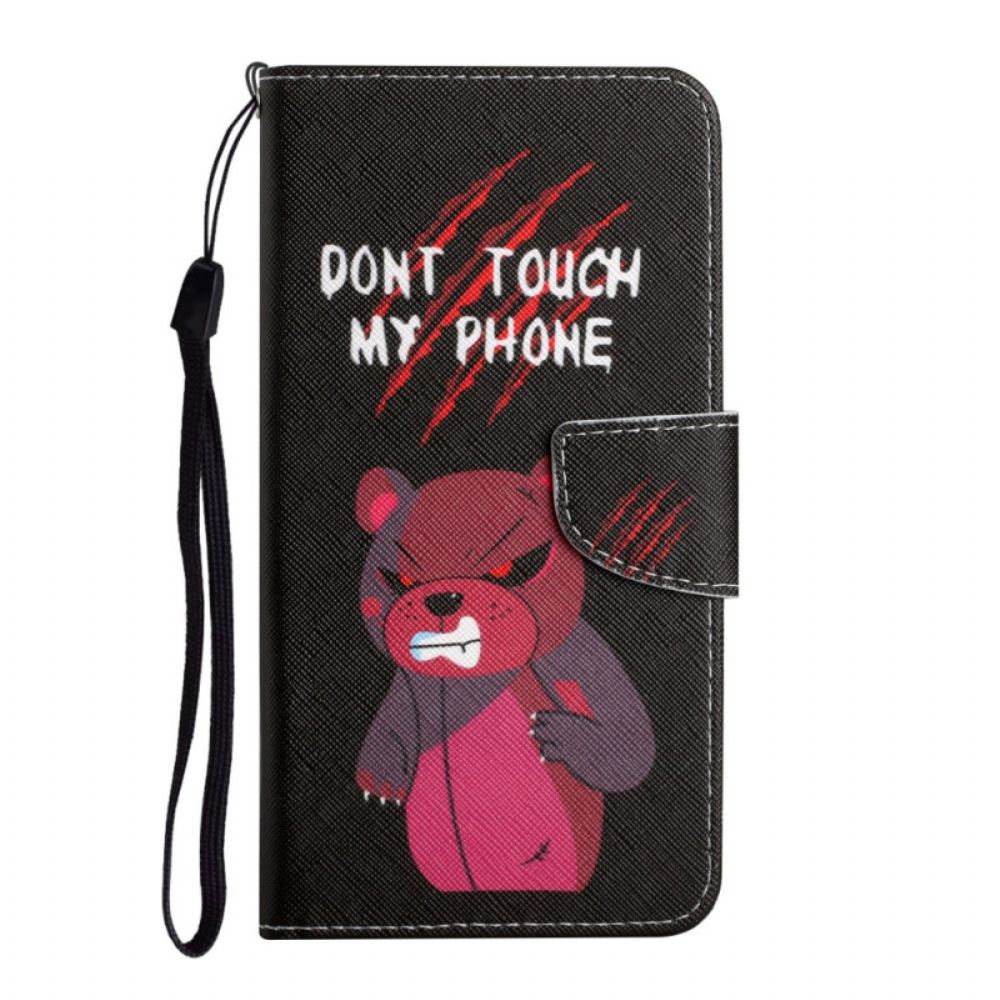 Flip Case Für Xiaomi Redmi 10 Bear Fass Mein Telefon Nicht An