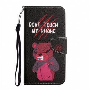 Flip Case Für Xiaomi Redmi 10 Bear Fass Mein Telefon Nicht An