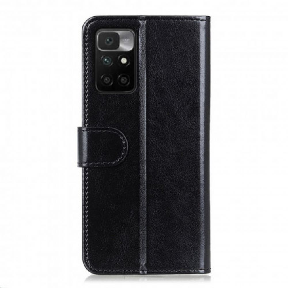 Flip Case Für Xiaomi Redmi 10 Finesse Kunstleder