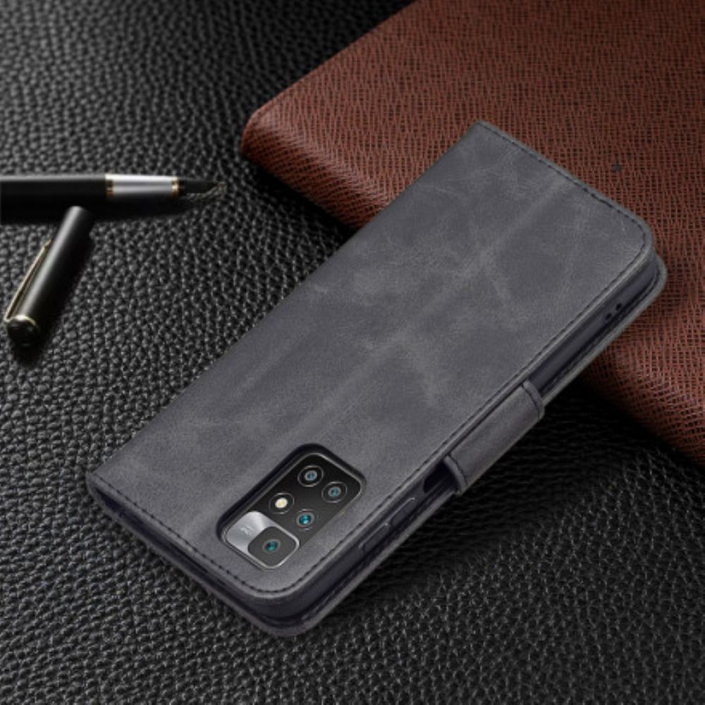 Flip Case Für Xiaomi Redmi 10 Flip Case Glatte Schräge Klappe