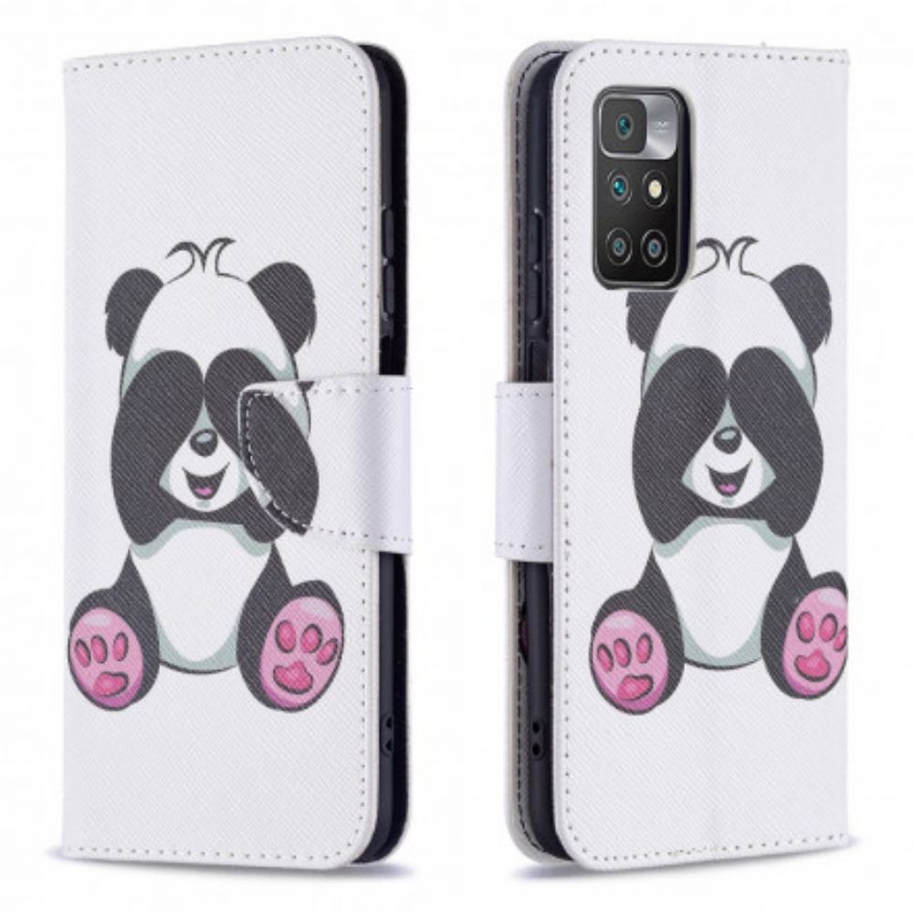 Flip Case Für Xiaomi Redmi 10 Panda-spaß