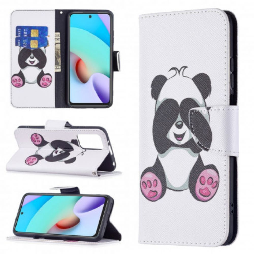 Flip Case Für Xiaomi Redmi 10 Panda-spaß