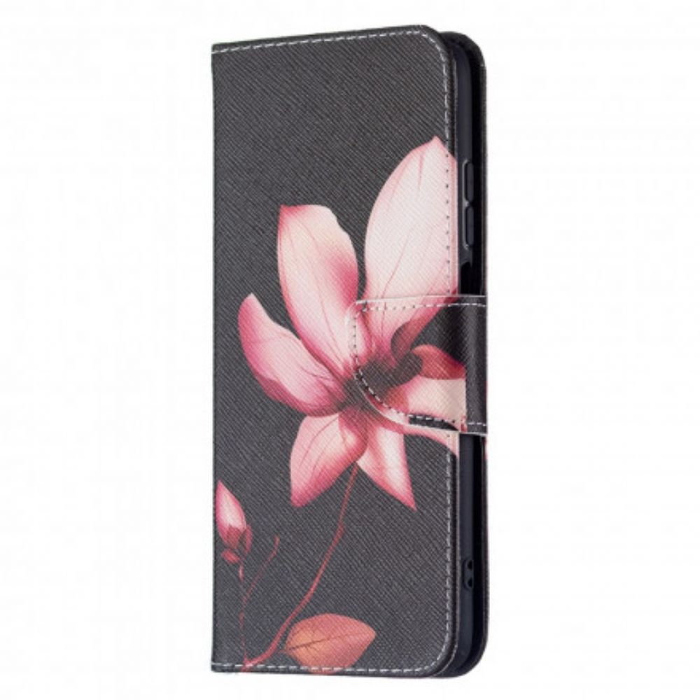 Flip Case Für Xiaomi Redmi 10 Rosa Blume