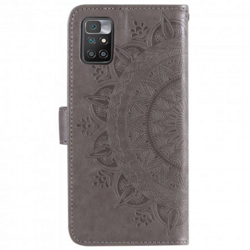 Flip Case Für Xiaomi Redmi 10 Sonnen-mandala