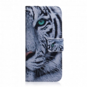 Flip Case Für Xiaomi Redmi 10 Tigergesicht