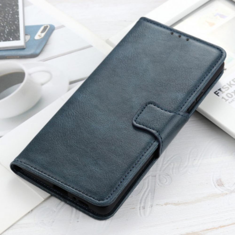 Flip Case Für Xiaomi Redmi 10 Wendeverschluss Lederoptik