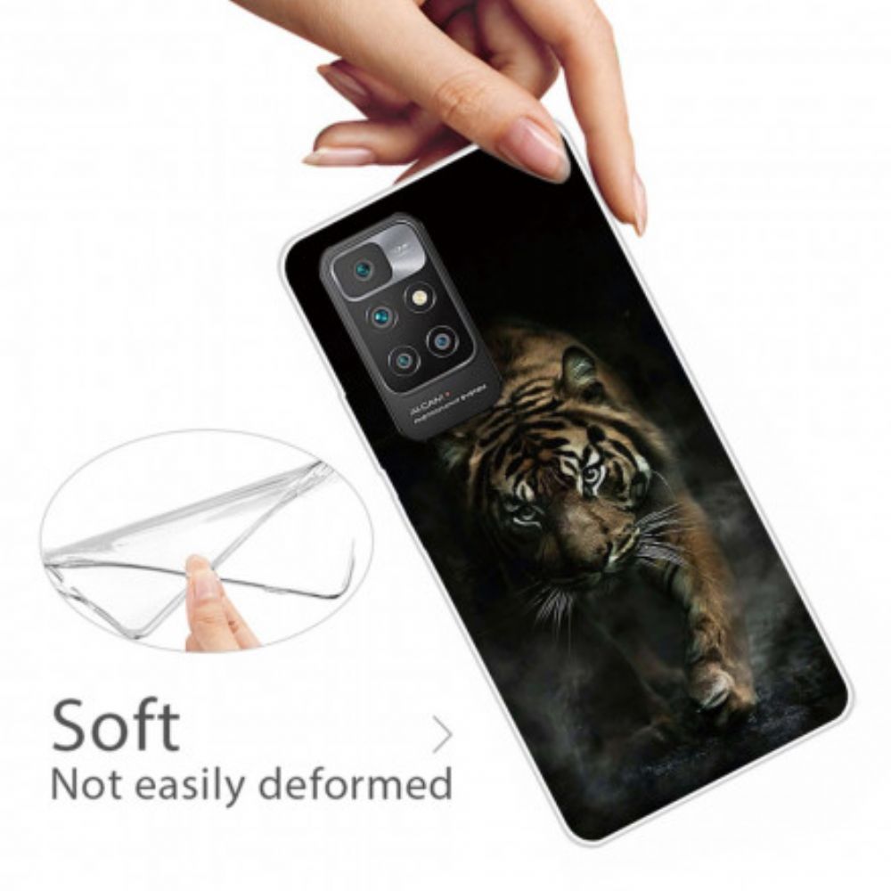 Hülle Für Xiaomi Redmi 10 Flexibler Tiger