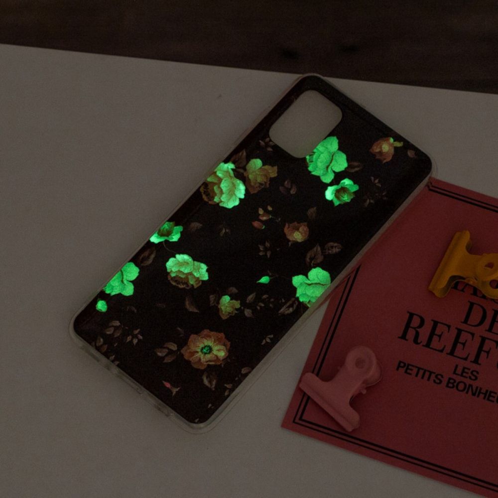 Hülle Für Xiaomi Redmi 10 Fluoreszierende Blumenmuster