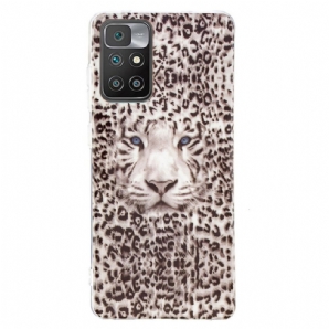 Hülle Für Xiaomi Redmi 10 Fluoreszierender Leopard