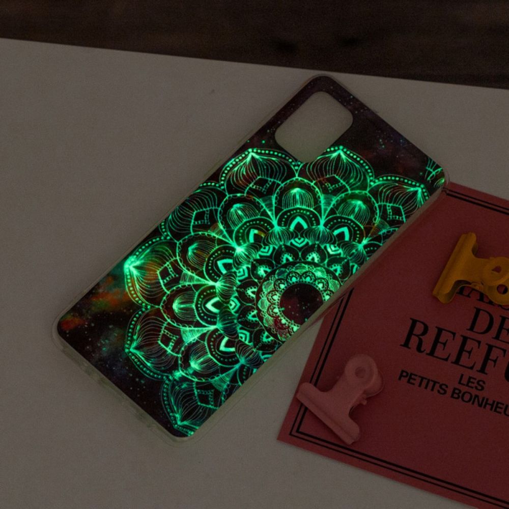 Hülle Für Xiaomi Redmi 10 Fluoreszierendes Buntes Mandala