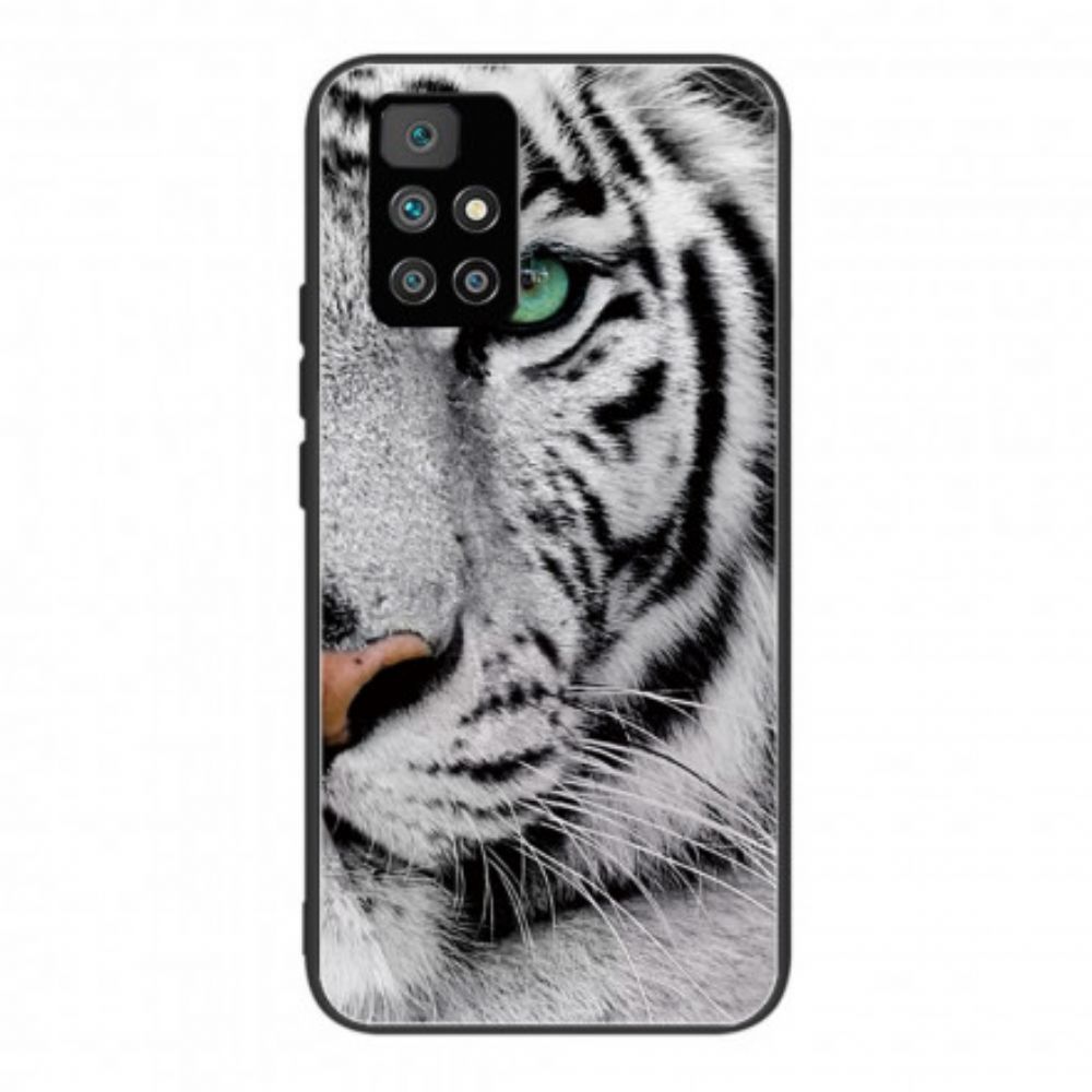 Hülle Für Xiaomi Redmi 10 Tiger-hartglas