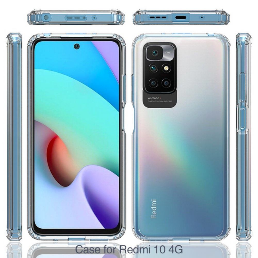 Hülle Für Xiaomi Redmi 10 Transparenter Kristall
