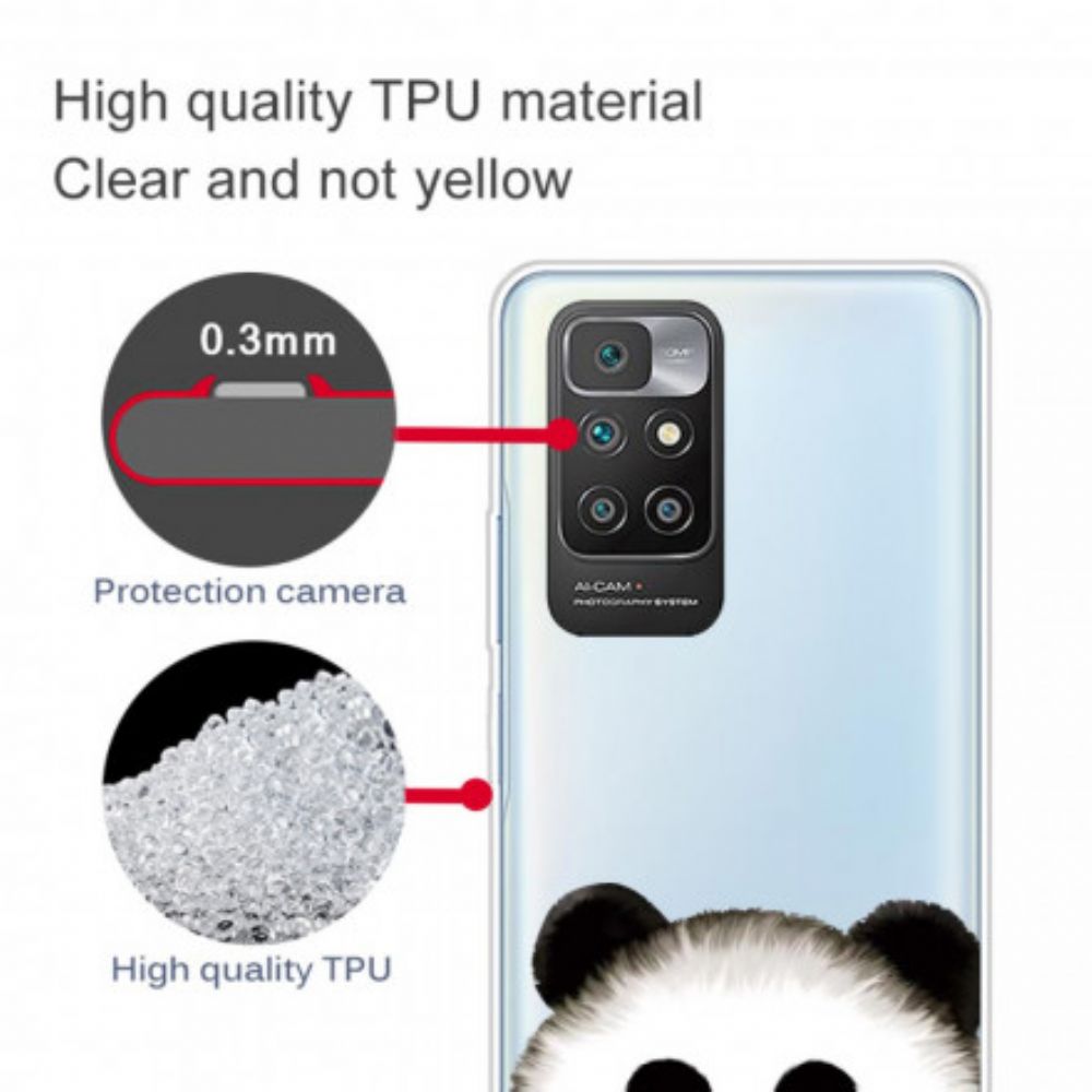 Hülle Für Xiaomi Redmi 10 Transparenter Panda